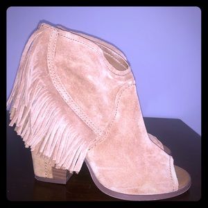 Fringe booties